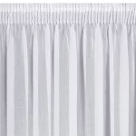Elpidia fényáteresztő függöny Fehér 140x270 cm