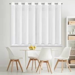 Dalia függöny matt sifon szövetből Fehér 350x150 cm