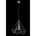 Wire csillár Ezüst 36(kör sugár)x62 cm