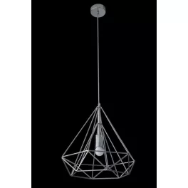 Wire csillár Ezüst 36(kör sugár)x62 cm