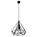 Wire csillár Ezüst 36(kör sugár)x62 cm