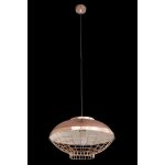 Lucy csillár fém búrával Réz 39x39x11 cm