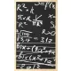 Math fából készült gyerekszoba falikép Fekete 55x33 cm