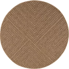 Ay. TIMBER 1404 Bézs 120 x 120cm modern kör szőnyeg