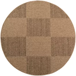 Ay. TIMBER 1405 Bézs 120 x 120cm modern kör szőnyeg