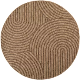 Ay. TIMBER 1401 Bézs 80 x 80cm modern kör szőnyeg