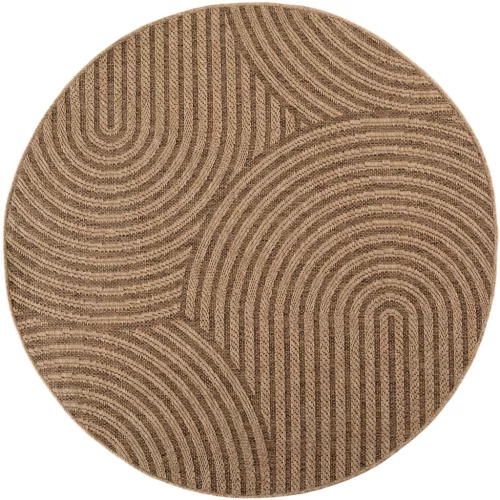 Ay. TIMBER 1401 Bézs 80 x 80cm modern kör szőnyeg