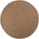 Ay. TIMBER 1401 Bézs 80 x 80cm modern kör szőnyeg