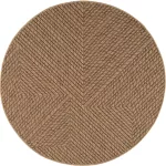 Ay. TIMBER 1404 Bézs 80 x 80cm modern kör szőnyeg