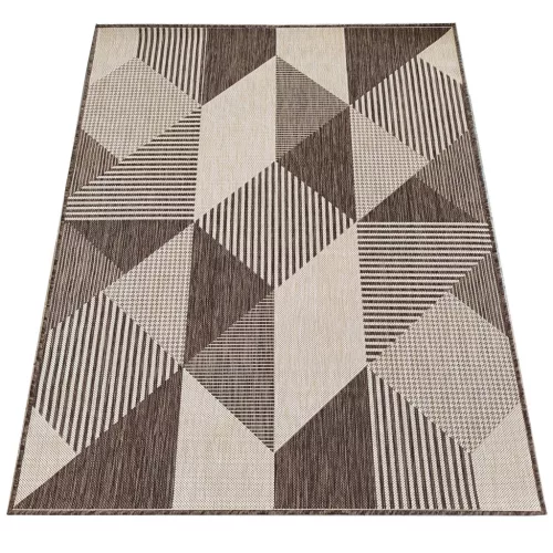 Kétoldalas, zsinór szőnyeg Dy. ZARA 16 barna 120 x 170 cm