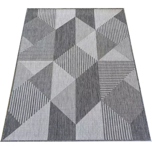 Kétoldalas, zsinór szőnyeg Dy. ZARA 16 szürke 80 x 150 cm