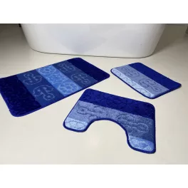 3 részes fürdőszobai szőnyegek (wc+kádkilépő+kis szőnyeg)