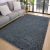 Den. Deluxy design Antracit Puha Szőnyeg 200x290cm-hátul gumis