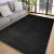 Den. Deluxy design Fekete Puha Szőnyeg 200x290cm-hátul gumis