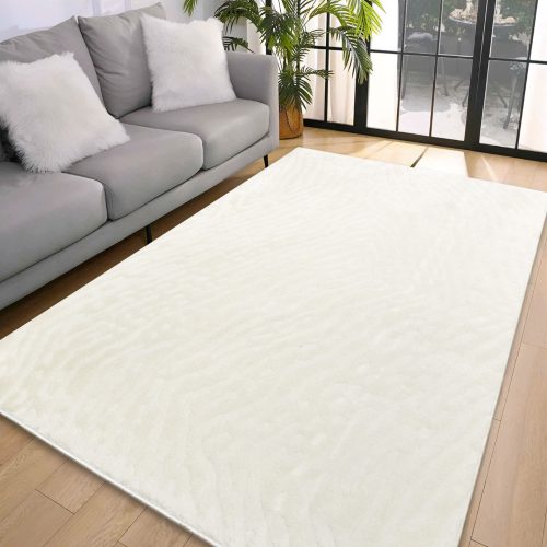 Den. Deluxy design Krém  Puha Szőnyeg 200x290cm-hátul gumis
