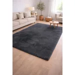 Den. Furlux sötétszürke 60 x 220cm egyszínű extra puha shaggy szőnyeg