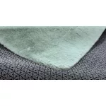 Den. Furlux zöld 60 x 220cm egyszínű extra puha shaggy szőnyeg