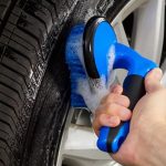 14 részes autó tisztító készlet, külső és belső tisztításhoz, táskával, kék, WOOZE Car Cleaner Set 