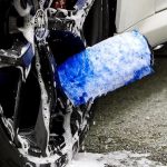 14 részes autó tisztító készlet, külső és belső tisztításhoz, táskával, kék, WOOZE Car Cleaner Set 