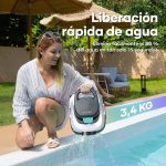 Aiper Scuba 800 SE Elite White akkumulátoros medencetisztító robot, fehér, 80 m2, szűrőkosár: 2 l