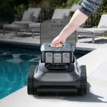 Aiper Scuba S1 akkumulátoros medencetisztító robot, 150 m2, 265 l/perc, szűrőkosár: 3,5 l