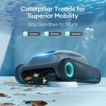 Aiper Scuba S1 akkumulátoros medencetisztító robot, 150 m2, 265 l/perc, szűrőkosár: 3,5 l