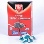 RODICUM Extra rágcsálóirtó csalétek, 400 g, kék, patkányok és pockok ellen, puha csali, nedvességálló, Bitrex védőanyaggal