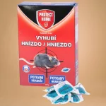 RODICUM Extra rágcsálóirtó csalétek, 400 g, kék, patkányok és pockok ellen, puha csali, nedvességálló, Bitrex védőanyaggal