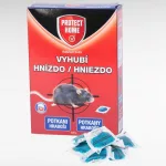 RODICUM Extra rágcsálóirtó csalétek, 400 g, kék, patkányok és pockok ellen, puha csali, nedvességálló, Bitrex védőanyaggal