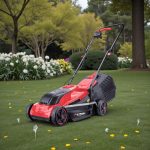 Akkumulátoros fűnyíró, Worcraft CLM-S20LiB ShareSYS, fekete/piros, vágásszélesség: 32 cm, 20 V Li-Ion, 3500 fordulat/perc, 30 l gyűjtőkosár, akkumulátor és töltő nélkül