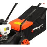 Benzinmotoros fűnyíró, Strend Pro Garden QN41D, fekete/narancssárga, vágásszélesség: 40,6 cm, 132 cm3, 4 ütemű, 2200 W, 3 LE, 45 l gyűjtőkosár, kézi tolás