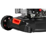 Benzinmotoros fűnyíró, Strend Pro Garden QN41D, fekete/narancssárga, vágásszélesség: 40,6 cm, 132 cm3, 4 ütemű, 2200 W, 3 LE, 45 l gyűjtőkosár, kézi tolás