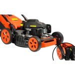 Benzinmotoros fűnyíró, Strend Pro Garden QL51PD-196, fekete/narancssárga, vágásszélesség: 51 cm, Loncin motor, 196 cm3, 4 ütemű, 4000 W, 5,4 LE, 3600 fordulat/perc, 60 l gyűjtőkosár, mulcsozás, oldalkidobás, önjáró