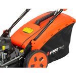 Benzinmotoros fűnyíró, Strend Pro Garden QL51PD-196, fekete/narancssárga, vágásszélesség: 51 cm, Loncin motor, 196 cm3, 4 ütemű, 4000 W, 5,4 LE, 3600 fordulat/perc, 60 l gyűjtőkosár, mulcsozás, oldalkidobás, önjáró