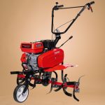 Benzinmotoros kapálógép, Worcraft WPLM112, 7 LE, munkaszélesség: 70–100 cm, munkamélység: 15–25 cm, 4 késes, négyütemű, léghűtéses