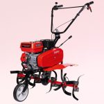 Benzinmotoros kapálógép, Worcraft WPLM112, 7 LE, munkaszélesség: 70–100 cm, munkamélység: 15–25 cm, 4 késes, négyütemű, léghűtéses