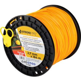   Fűkasza damil, Strend Pro Garden ProCom Plus, 2,7 mm, 184 m, narancssárga, szögletes, kopásálló, szakadásálló, túlmelegedésálló, tekercses