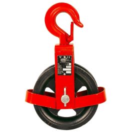   Csiga, Brano Z 500 C, 500 kg, piros/fekete, kampóval és kötélvédővel, kézi működtetésű, hordozható, köteles használathoz, egyszerű kialakítás
