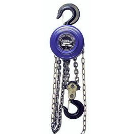   Láncos emelő, Strend Pro TRC9020, kék, kézi, 2000 kg teherbírás, lánchossz: 250 cm, csigasoros, kampókkal