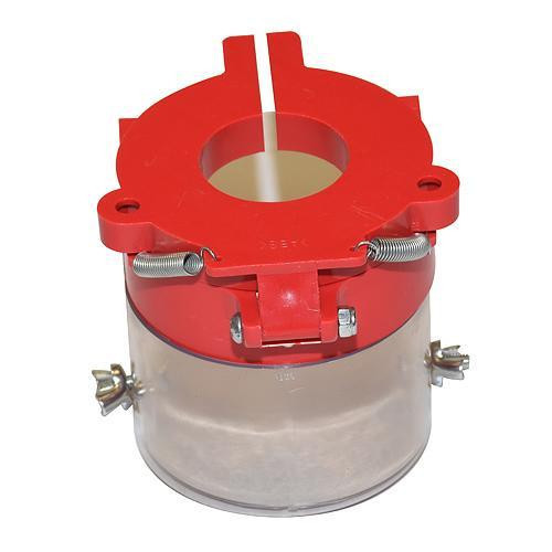 Állványos fúrógép védőpajzs, Worcraft DP05-16 fúrógéphez, piros, 60. számú pótalkatrész, felhajtható, rugós takaróval