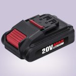 Akkumulátor, Worcraft CD-20 Li-ion, 20 V, 2,0 Ah, cserélhető, újratölthető