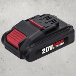 Akkumulátor, Worcraft CD-20 Li-ion, 20 V, 2,0 Ah, cserélhető, újratölthető