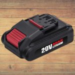 Akkumulátor, Worcraft CD-20 Li-ion, 20 V, 2,0 Ah, cserélhető, újratölthető