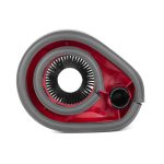 Fúrógép elszívó fedél, Strend Pro DDS5, piros/fekete, porszívócső csatlakozással, pormentes fúráshoz