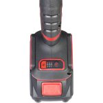 Akkumulátoros sarokcsiszoló, Worcraft CAG-S20LiBM, ShareSYS, piros/fekete, 125 mm, 20 V Li-Ion, 9500 fordulat/perc, akkumulátor és töltő nélkül