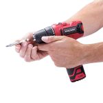 Akkumulátoros fúró-csavarozó, Worcraft CD-12LiA, piros/fekete, 24 Nm, 0-1300 fordulat/perc, 12 V Li-Ion, 2 x 1,3 Ah, tartozékokkal, akkumulátorral és töltővel, hordtáskában