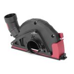 Sarokcsiszoló elszívó burkolat, Strend Pro CDS5, piros/fekete, 115 / 125 mm sarokcsiszolóhoz, porszívóhoz csatlakoztatható