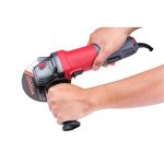 Elektromos sarokcsiszoló, Worcraft AG08-125S, piros/fekete, 125 mm, 820 W, 11 000 fordulat/perc, 230 V