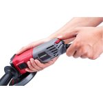 Elektromos sarokcsiszoló, Worcraft AG08-125S, piros/fekete, 125 mm, 820 W, 11 000 fordulat/perc, 230 V