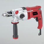 Elektromos ütvefúró, Worcraft ID-1050, ezüst/piros, 1050 W, 16 mm tokmány, kétfokozatú, 0-1100 / 0-2800 fordulat/perc, jobb-bal forgás